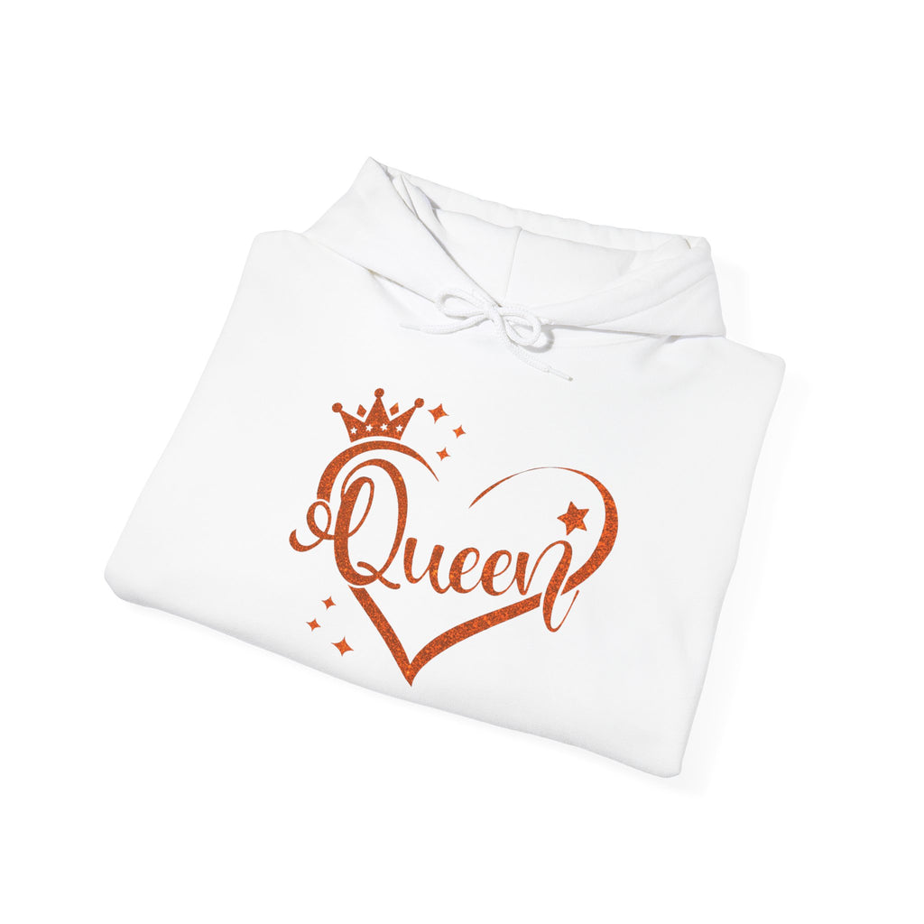 Queen Themed Unisex Heavy Blend Hoodie, Inspirational Sweatshirt, Unique Gift for Her, Cozy Lounge Wear, Perfect for Celebrations, [...]