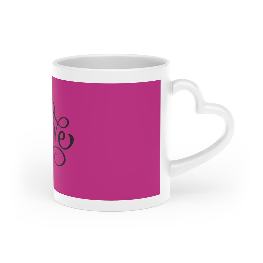 Love Heart Mug — Pink Romantic Coffee Cup for Valentine’s Day & Gifts