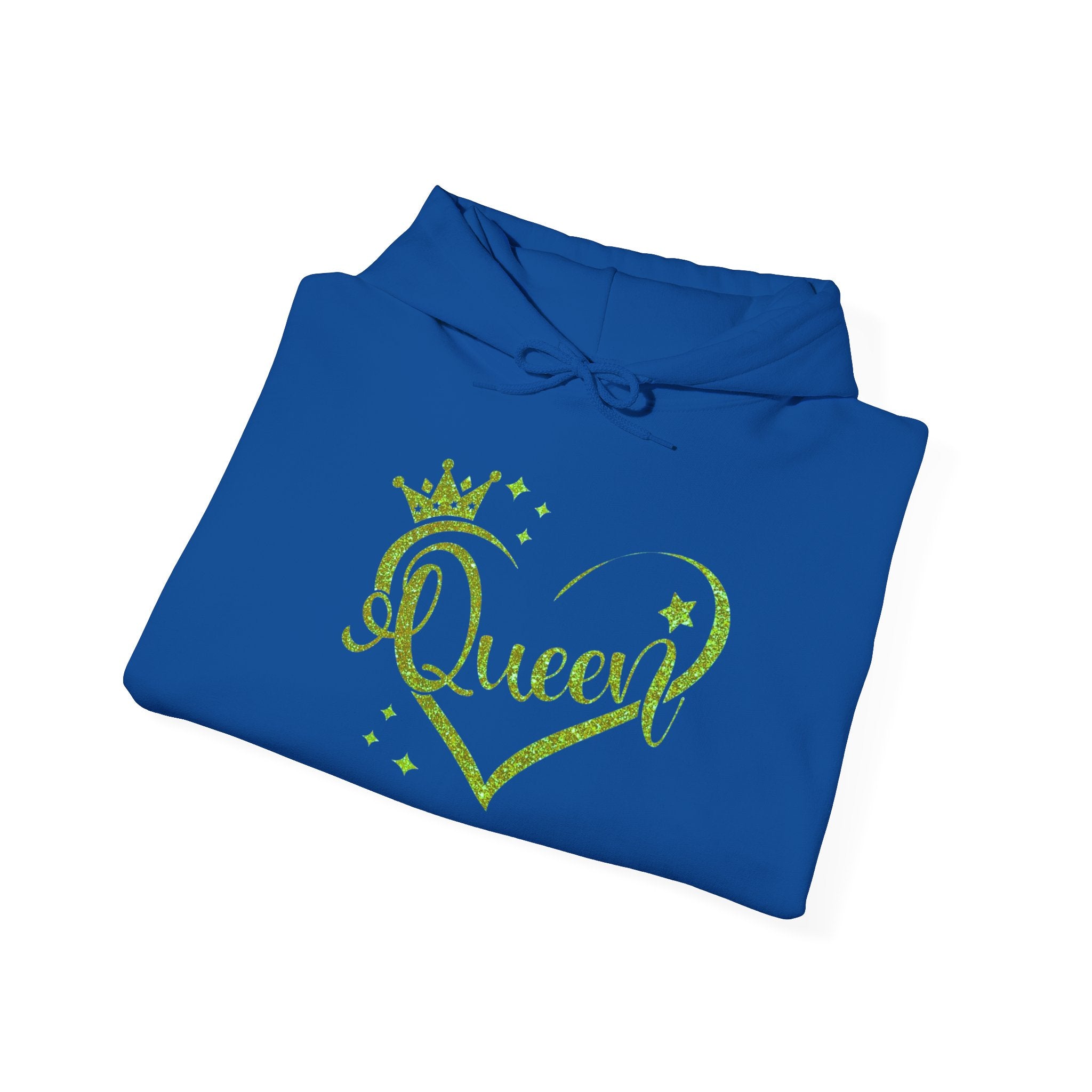 Queen Themed Unisex Heavy Blend Hoodie, Inspirational Sweatshirt, Unique Gift for Her, Cozy Lounge Wear, Perfect for Celebrations, [...]