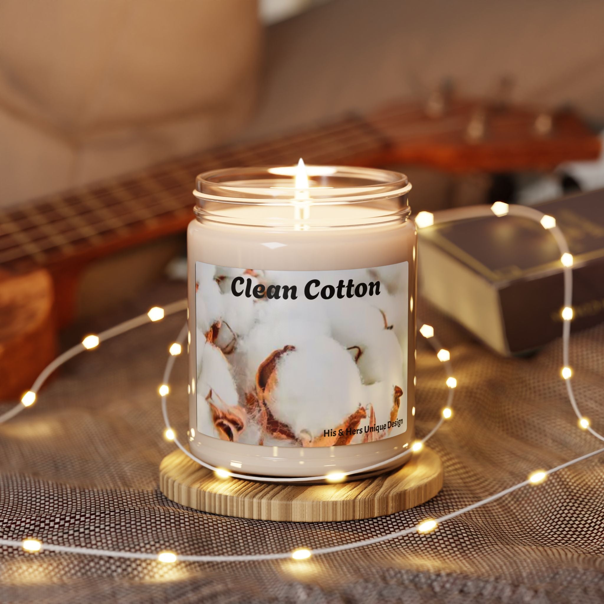 Apple Harvest Scented Soy Candle — 9oz Holiday Fruit & Evergreen Aroma