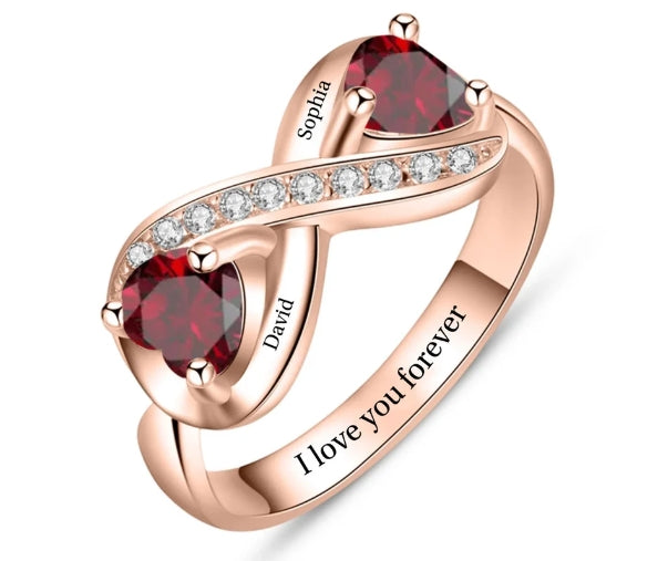 Personalized Birthstone Ring