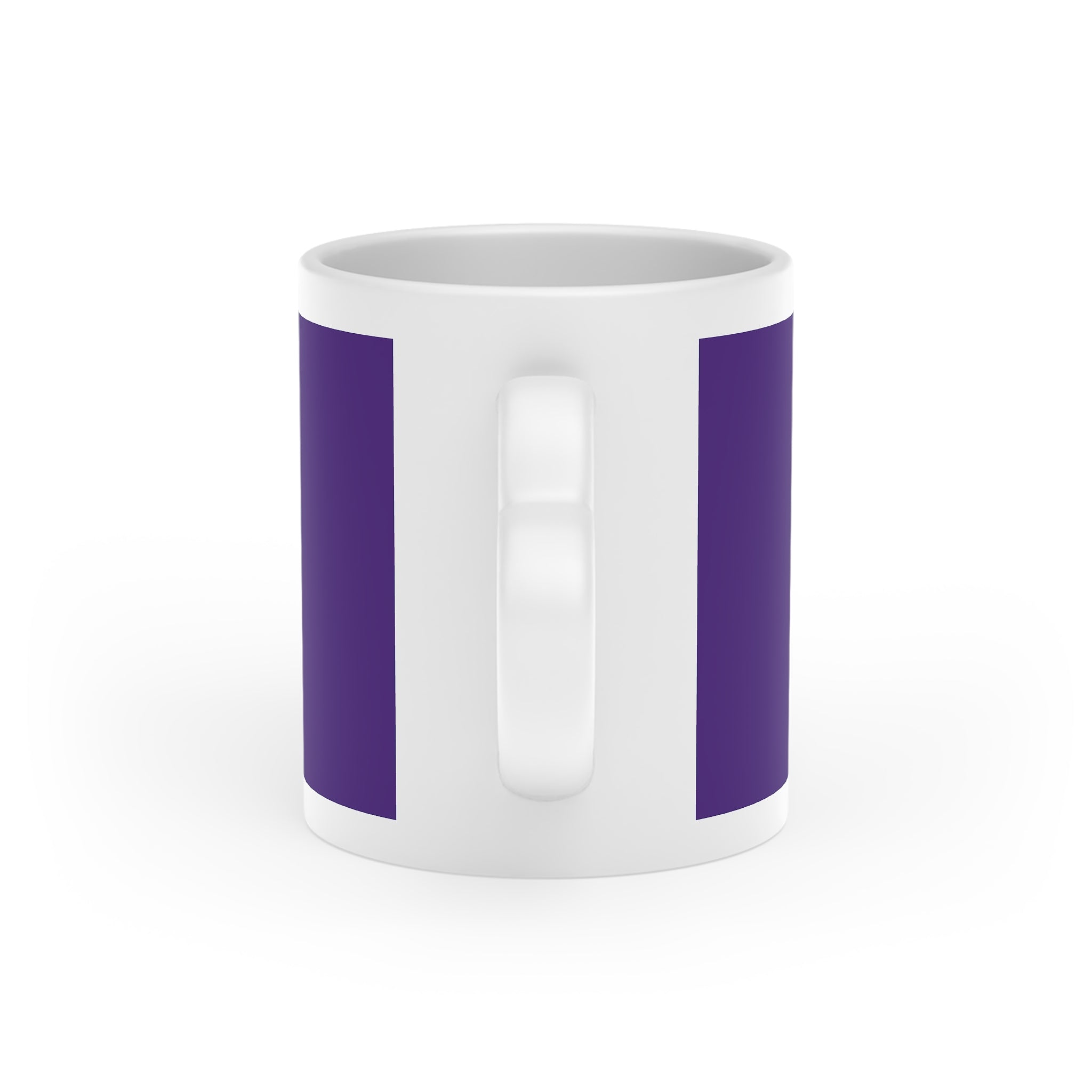 Love Heart Floral Mug — Purple Romance Coffee Cup ("Love")
