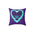Love Never Dies Pillow | Gothic Heart Decorative Pillow
