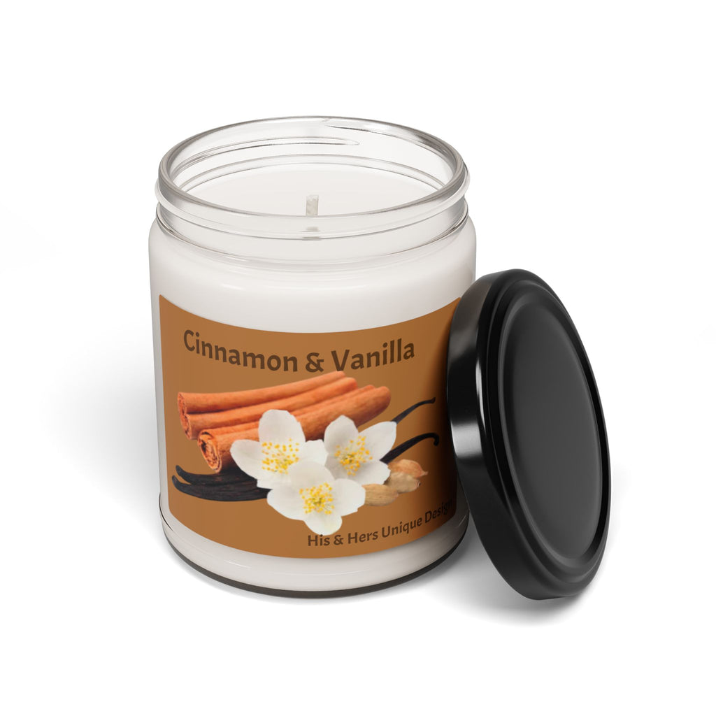 Apple Harvest Scented Soy Candle — 9oz Holiday Fruit & Evergreen Aroma