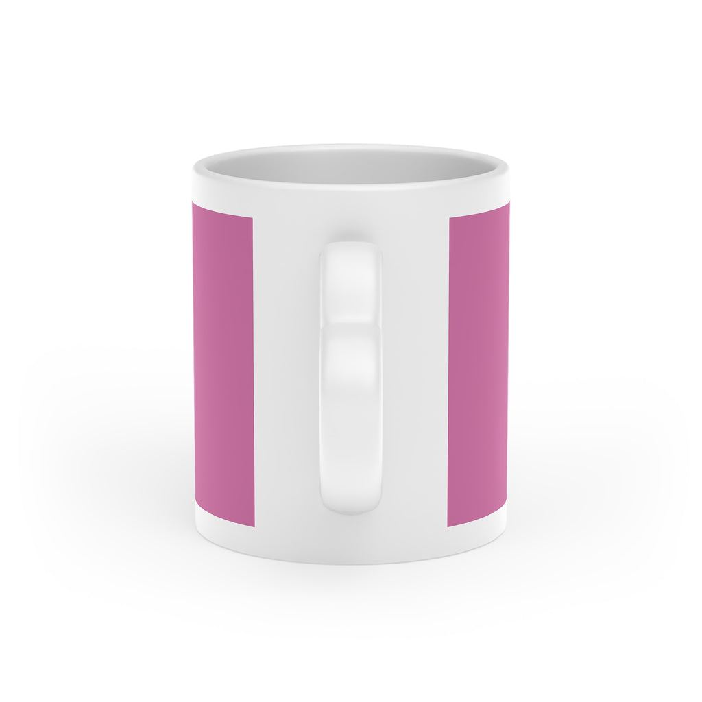 Pink Floral Love Mug — Heart Design Valentine’s Coffee Cup