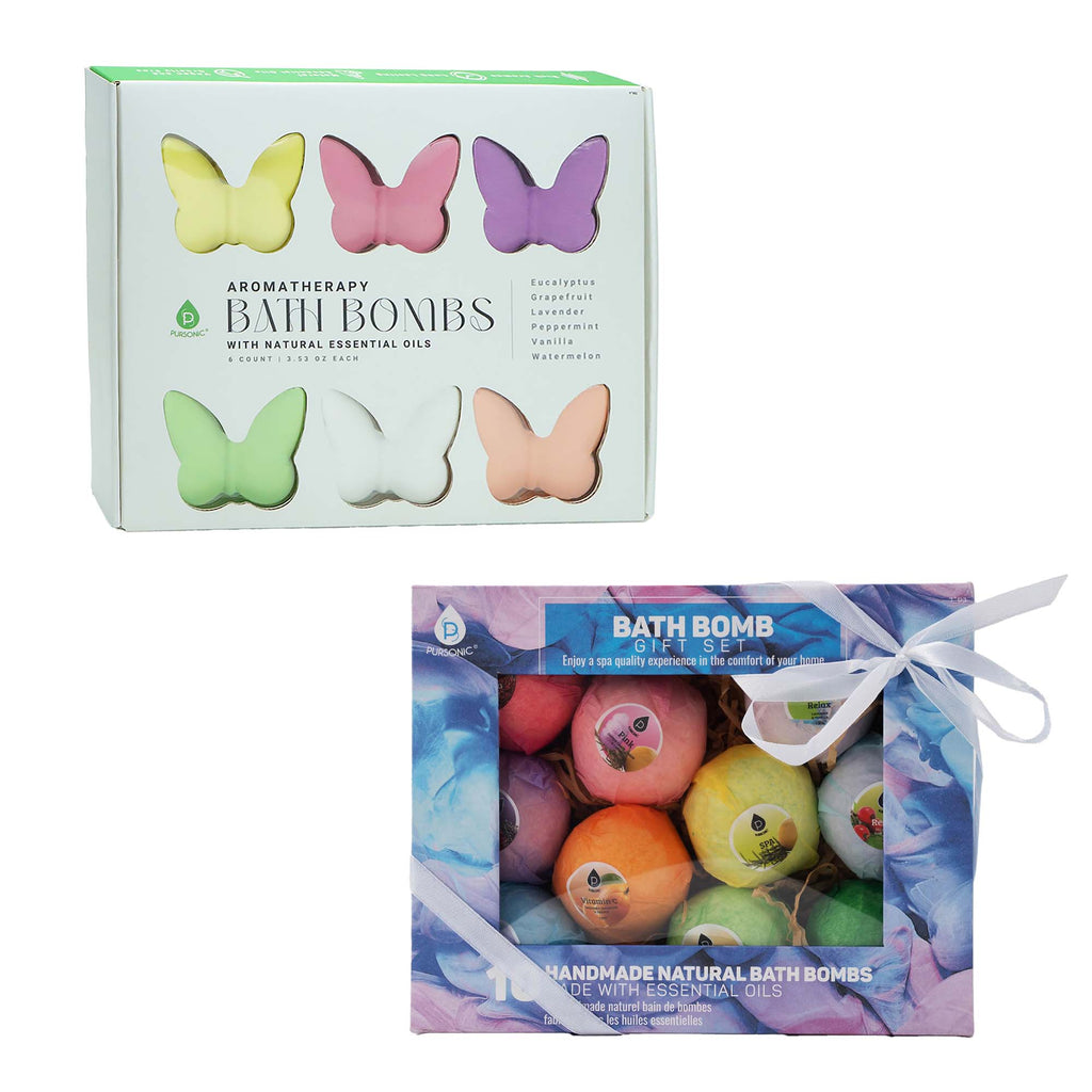 Pursonic Aromatherapy Bath Bomb Collection
