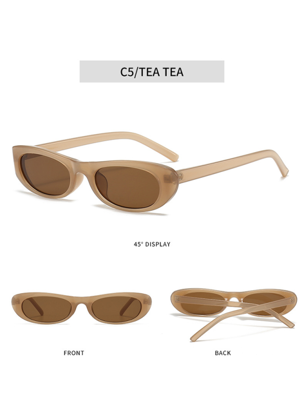 Oval Macaron Sunglasses