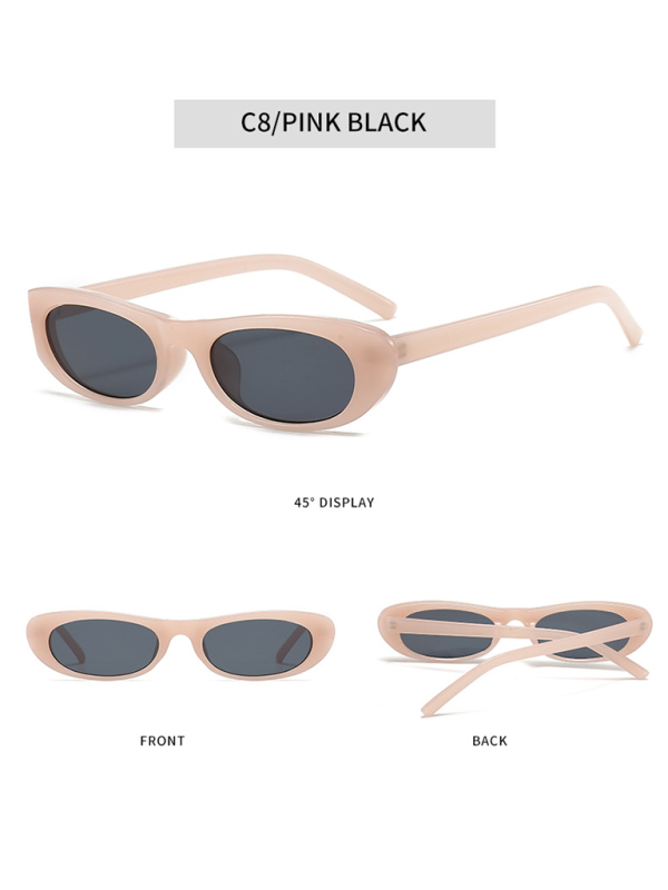 Oval Macaron Sunglasses