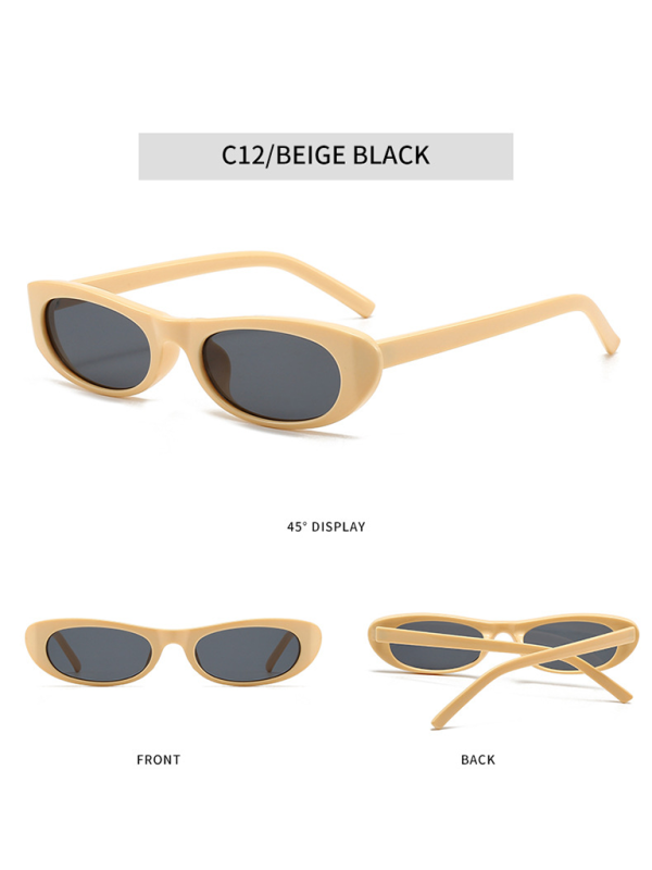 Oval Macaron Sunglasses