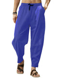 Men's Cotton Linen Drawstring Pants