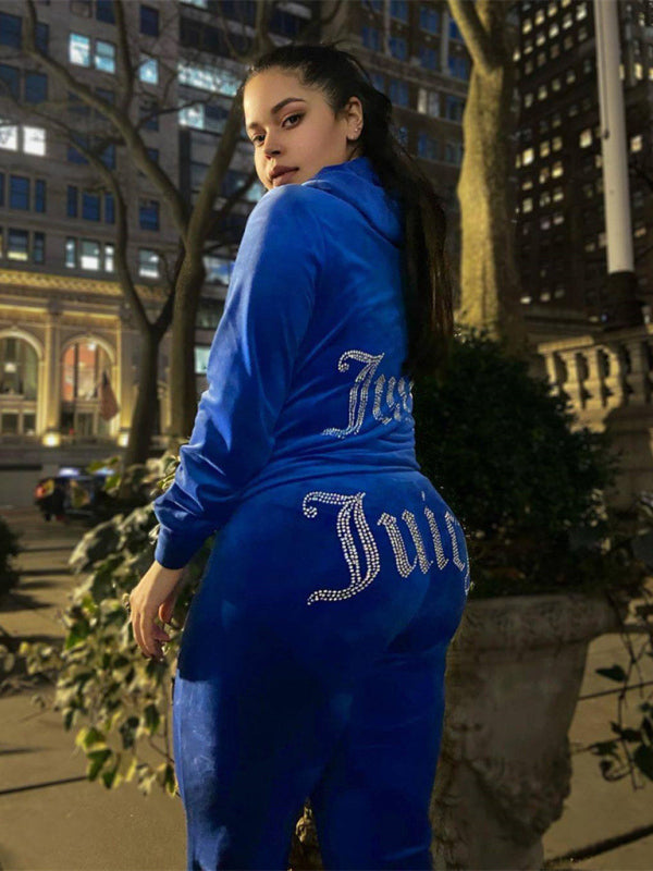 Hooded Sweatshirt & Pants Set