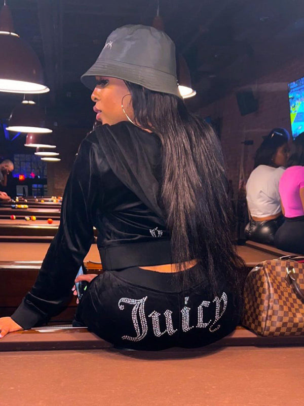 Hooded Sweatshirt & Pants Set