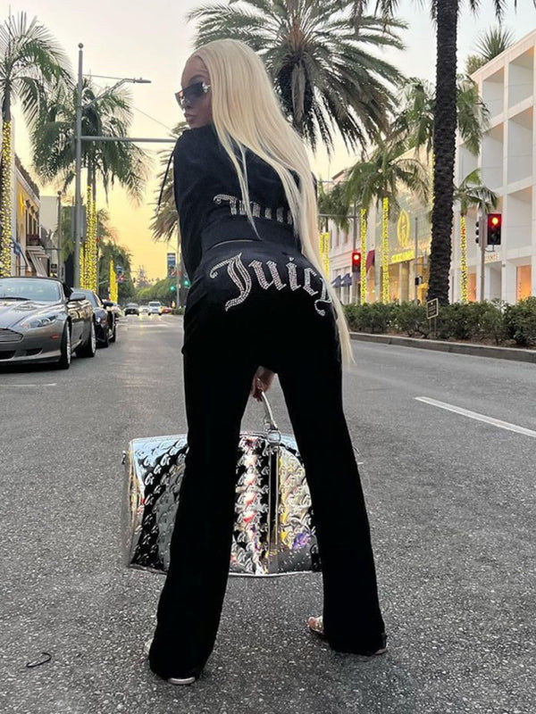 Hooded Sweatshirt & Pants Set