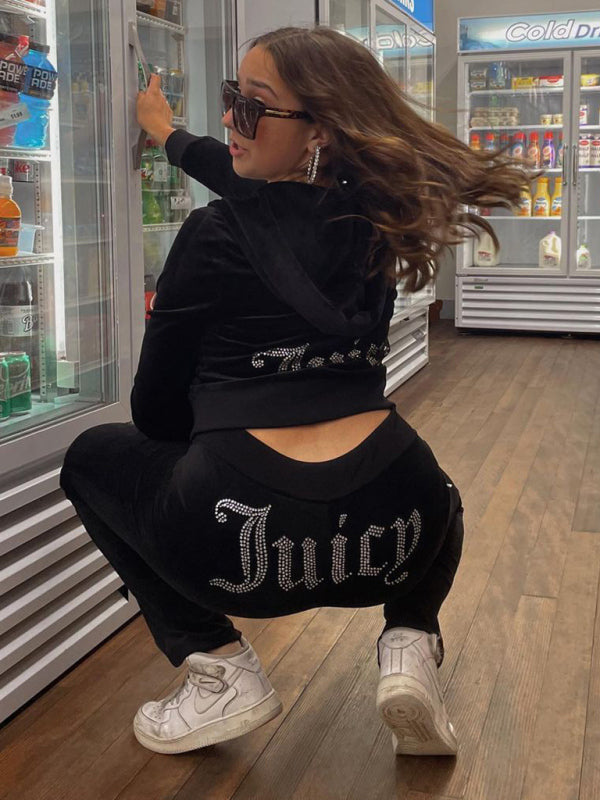 Hooded Sweatshirt & Pants Set