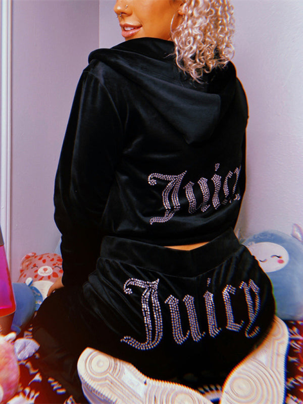 Hooded Sweatshirt & Pants Set