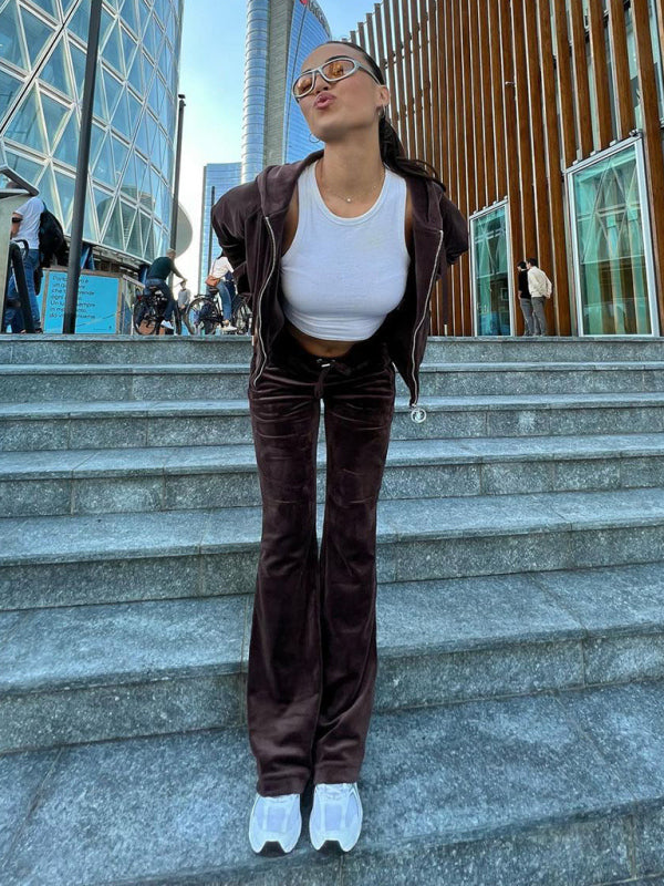 Hooded Sweatshirt & Pants Set