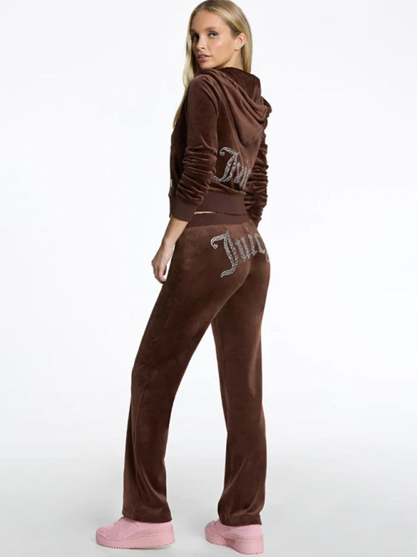 Hooded Sweatshirt & Pants Set