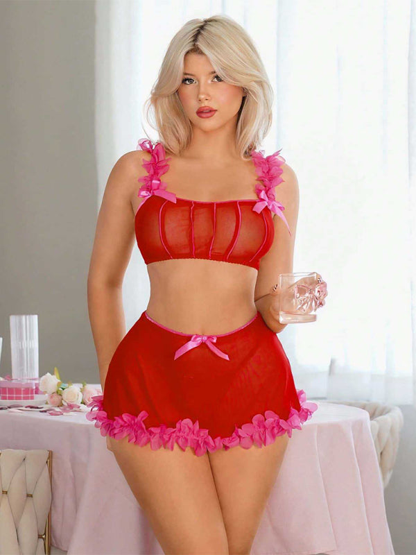 New sexy bikini lingerie set for women, two-piece swimsuit.