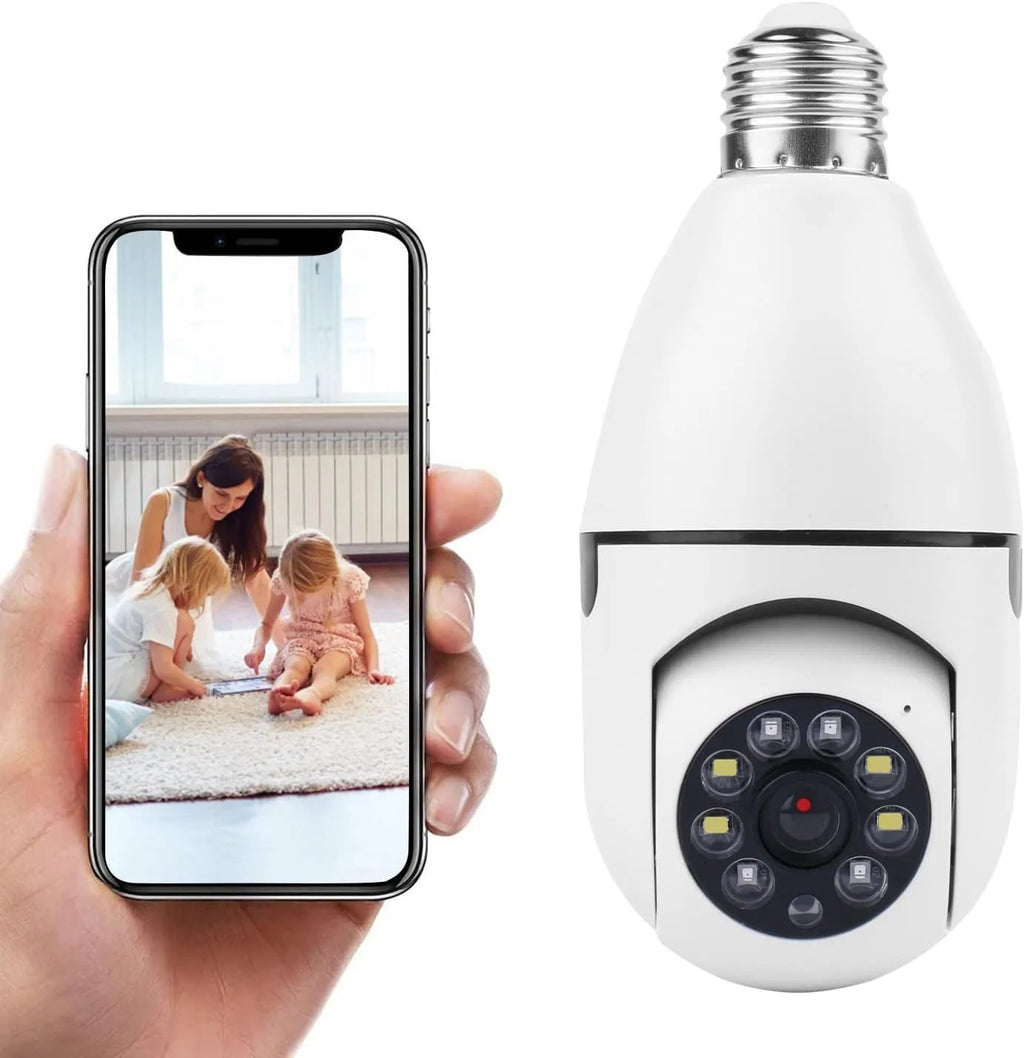 1080P Light Bulb Security Camera